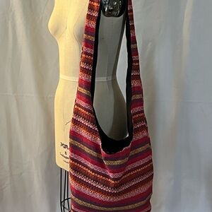 Colorful Striped Women's Bags boho crossbody bag